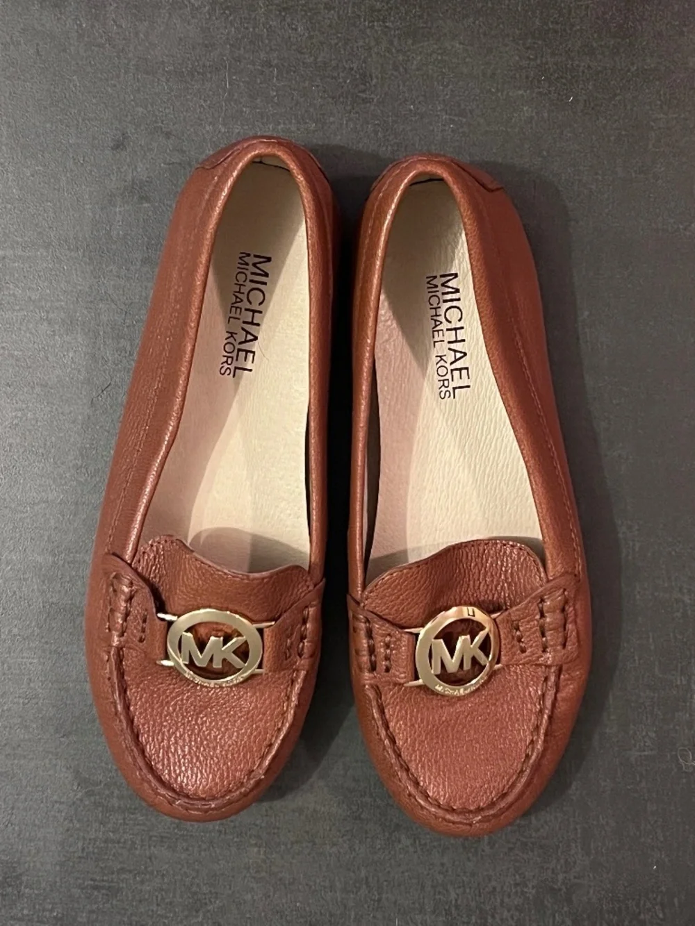 Michael Kors brown Moccasin size US 4